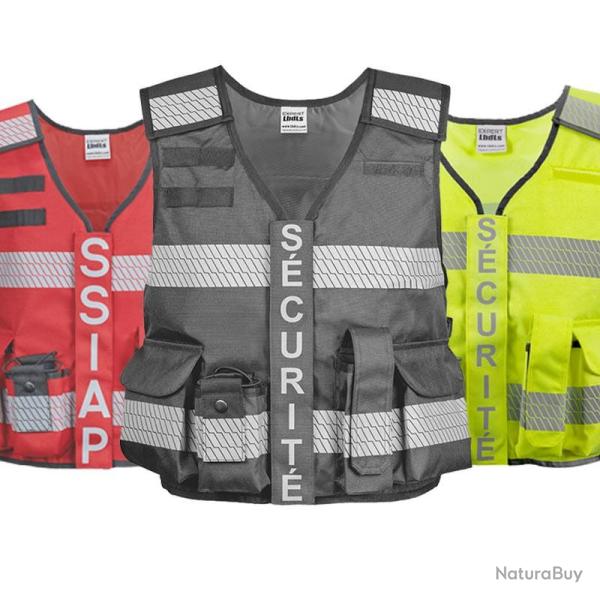 Gilet MULTIPOCKETS ZEBRA Ready 24 EN17353 NOIR