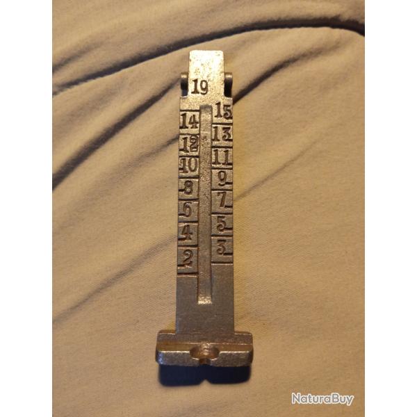 Militaria Allemand WW2 Planchette Hausse Type VZ24