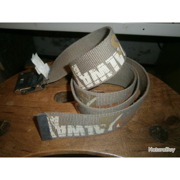 ceinture sangle coton kaki