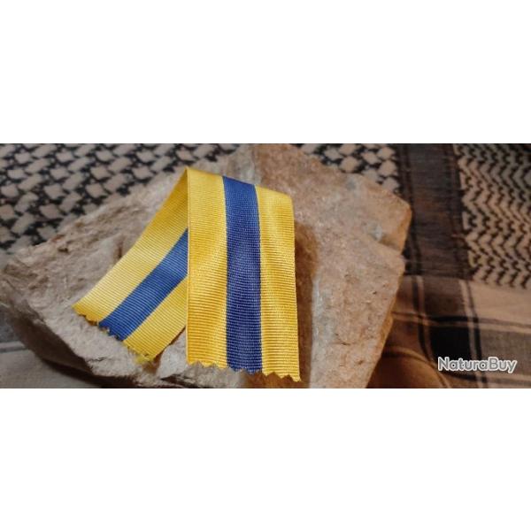 Ruban de m�daille comm�morative de la Somme  ( Longueur du ruban : 15 cm )