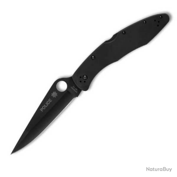 Couteau pliant Spyderco Police noir C07BKP