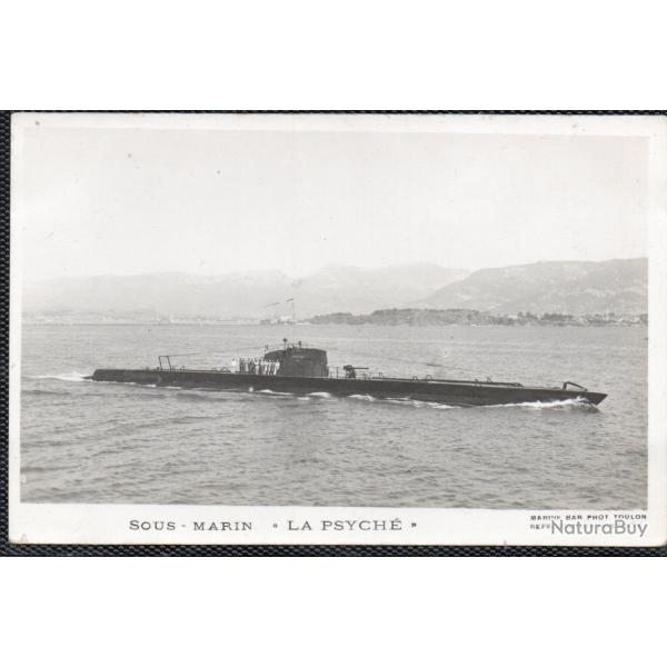 CPA - MARINE DE GUERRE  -SOUS - MARIN " LA PSYCHE " N�1460