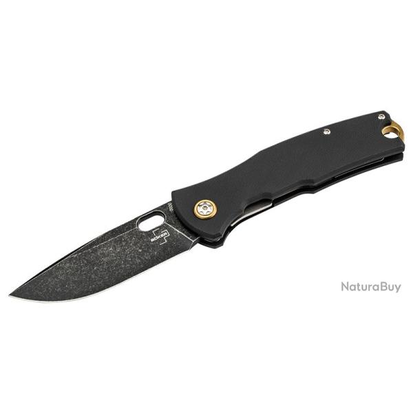 Boker Couteau Fieldfolder - Lame 87mm - Manche G10 - Etui Nylon
