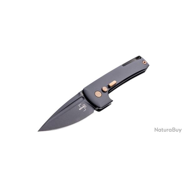 Boker Couteau Harlock Mini - Lame 52mm - Manche Aluminium - Clip