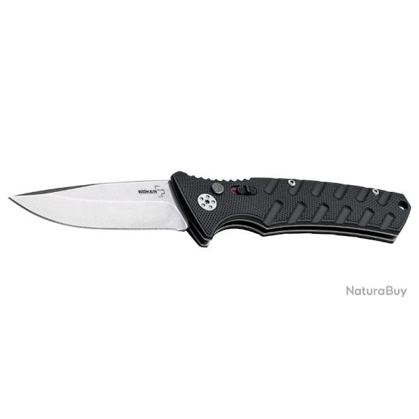 Boker Couteau Strike Spearpoint - Lame 85mm - Manche Aluminium - Clip