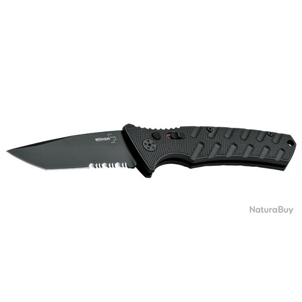 Boker Couteau Strike Tanto - Lame 85mm - Manche Aluminium - Clip