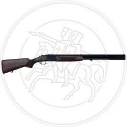 FUSIL SUPERPOSE HUGLU EAGLE 12-76 canon 71cm gravure faisan li&egrave;vre bascule noire