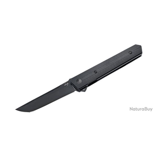 Boker Couteau Kwaiken American Tanto - Lame 90mm - Manche G10 - Clip