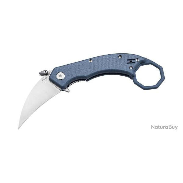 Boker Couteau HEL Karambit Blue/Grey - Lame 61 - Manche G10 - Clip
