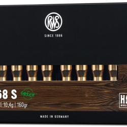 Cartouche RWS Hit cal.8X68 S 160GR 10,4G boite de 20