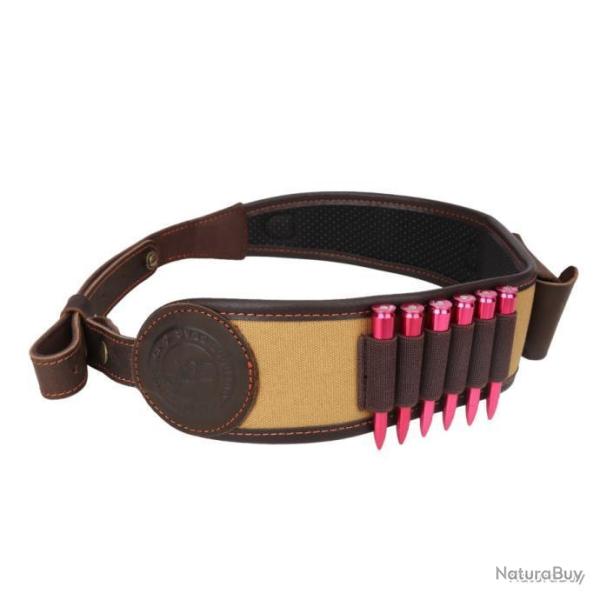 Sangle en cuir et toile pour fusil - LIVRAISON GRATUITE