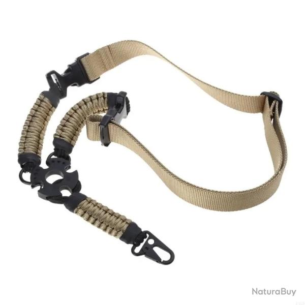 Sangle tactique 1 point � d�gagement rapide - kaki - LIVRAISON GRATUITE