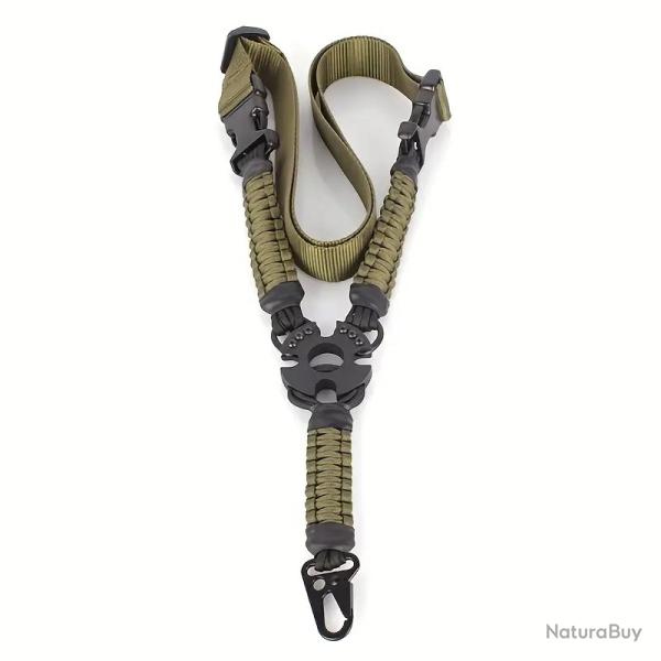Sangle tactique 1 point  dgagement rapide - vert