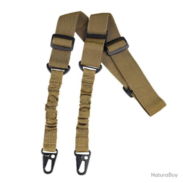 Sangle tactique nylon 2 points - kaki - LIVRAISON GRATUITE
