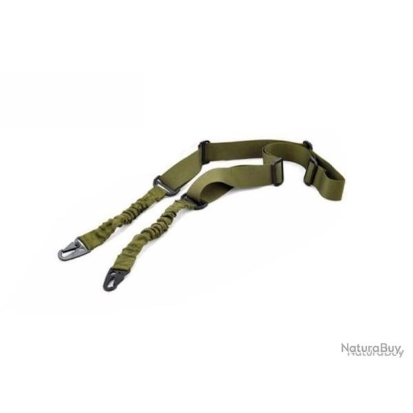 Sangle en nylon 2 points - vert - LIVRAISON GRATUITE
