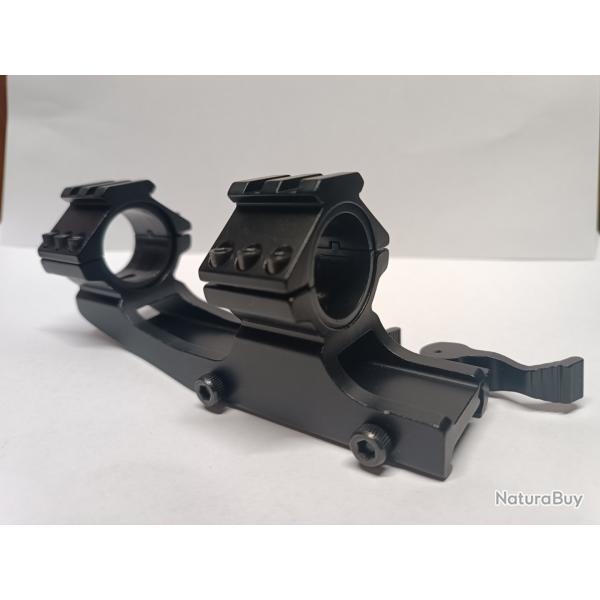 Montage Lunette QD picatinny (25,4mm)