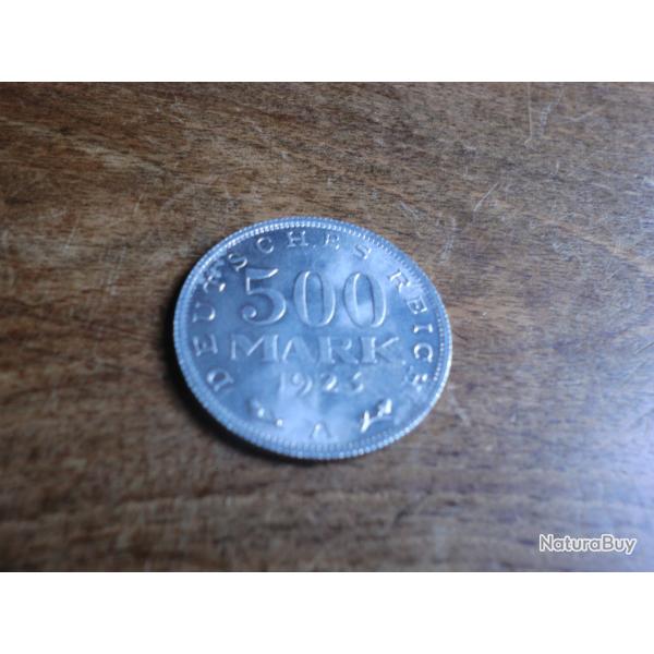 monnaie 500 mark 1923 A