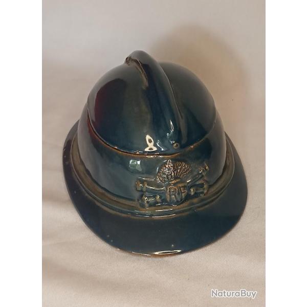 Casque Adrian bonbonni�re en fa�ence 14/18 WW1