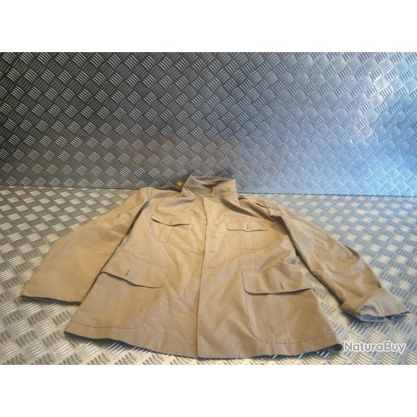 blazer veste chemise militaire beige officier combat uniforme ugeco nantes arm�e fran�aise r�tro