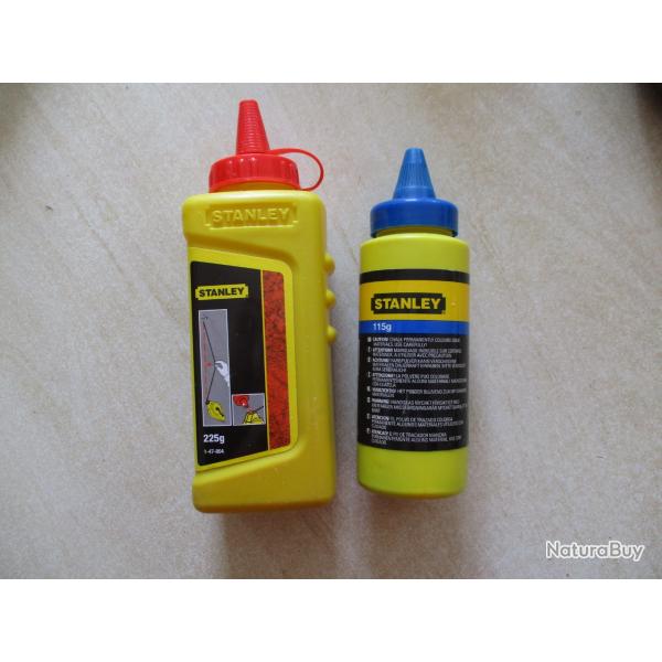 2 pots de poudres  tracer stanlet