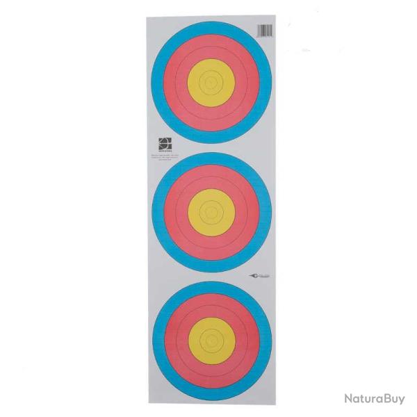 Blason tir � l'arc Fita Tri Spot Avalon 60Cm - Par 1