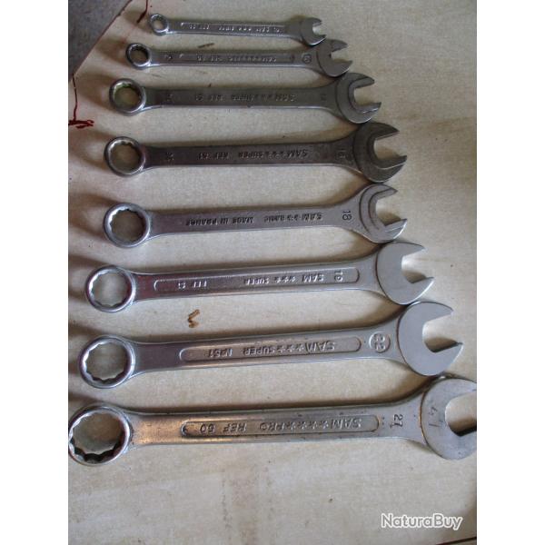 8 cl�s mixtes sam pro