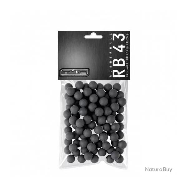 Balles caoutchouc UMAREX RB43 Cal.43 x100