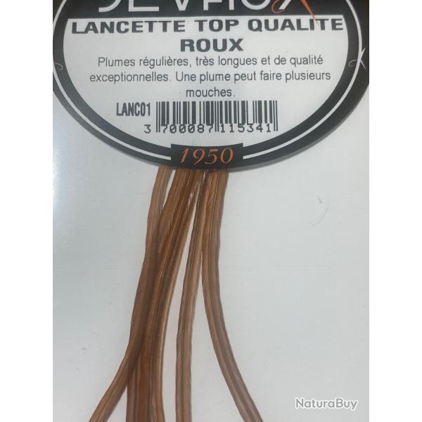 Lancettes de coq roux- Qualit� g�n�tique sup�rieure pour mouches s�ches