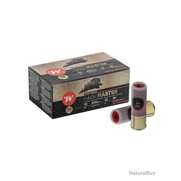 Cartouches Winchester Rackmaster 32g BP - Cal. 12 x1 boite