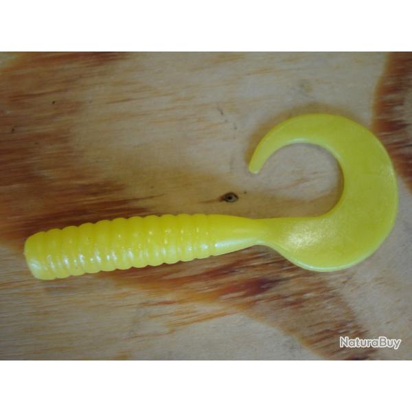DELALANDE LOT DE 20 TWIST 8CM - JAUNE