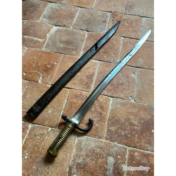 Ba�onnette fran�aise Chassepot 1866 - Second Empire Napol�on III