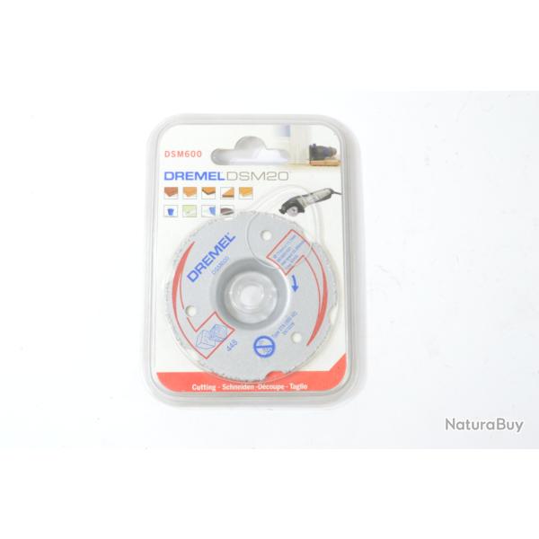 Disque � tronconner � moyeu d�port� DREMEL DSM600 pour disqueuse DSM20 77mm. 8710364060818. Bois ...