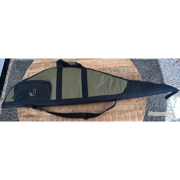 ETUI CARABINE VERT/NOIR 120 CM AVEC POCHE
