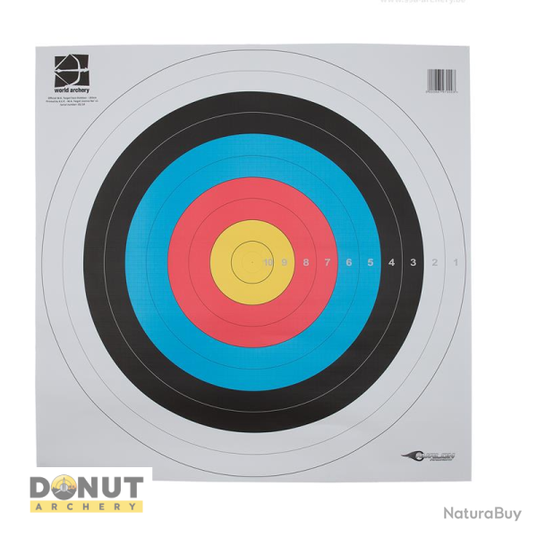 Blason tir � l'arc Fita 122cm Avalon - Par 1