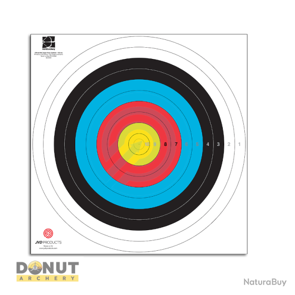 Blason tir � l'arc Fita 122cm JVD - Par 1