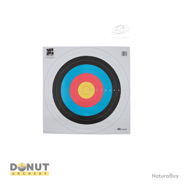 Blason tir � l'arc Fita 60cm Avalon - Par 100