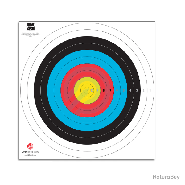Blason tir  l'arc Fita 80cm JVD - Par 1