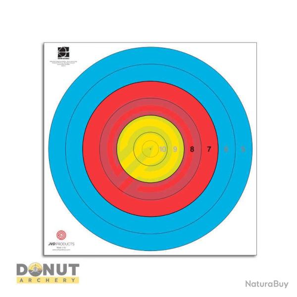 Blason tir  l'arc Fita 80Cm JVD Mono Spot 10-5 Arc  poulie - Par 1