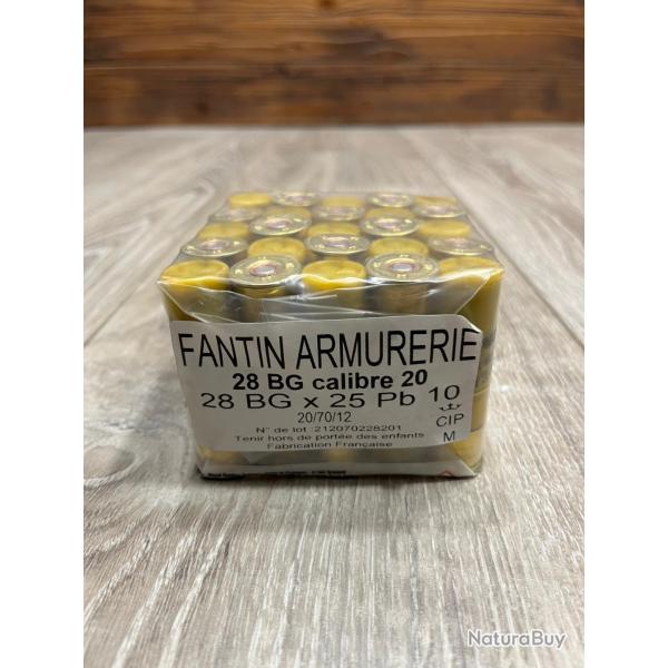 Cartouches FANTIN 20/70/12 28g BG n�10 x25