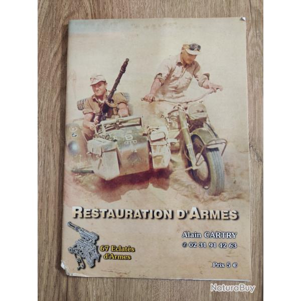 Ancien catalogue CARTRY d�tails �clat�s d'armes collection