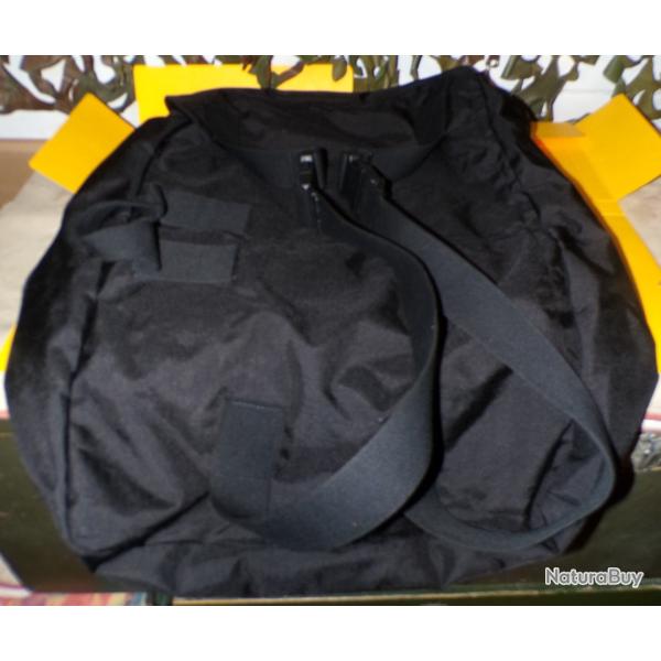 SAC NOIR D'INTERVENTION  DE L'ARMEE FRANCAISE  , TAILLE UNIQUE ,  PERIODE 2013 , DEUX POIGNEES POUR
