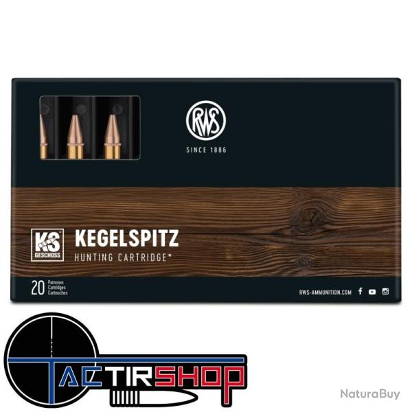 Munitions RWS KS 7x64 123grains boite de 20