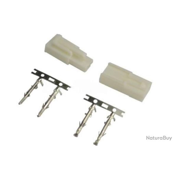 Set Tamiya Male & Femelle Blanc (AIP AIrsoft)