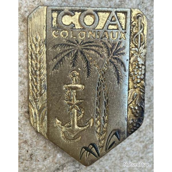 Commis Ouvriers d'Administration Coloniaux, dos lisse