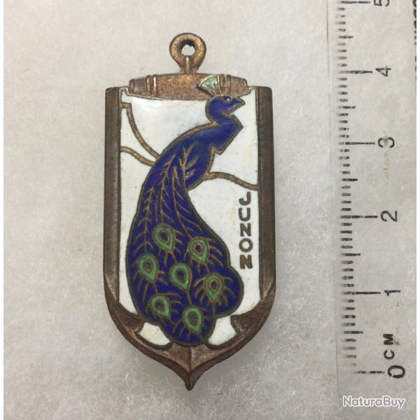 FRANCE MARINE - INSIGNE SOUS MARIN JUNON 1936 / 1954 Fabrication Courtois Paris