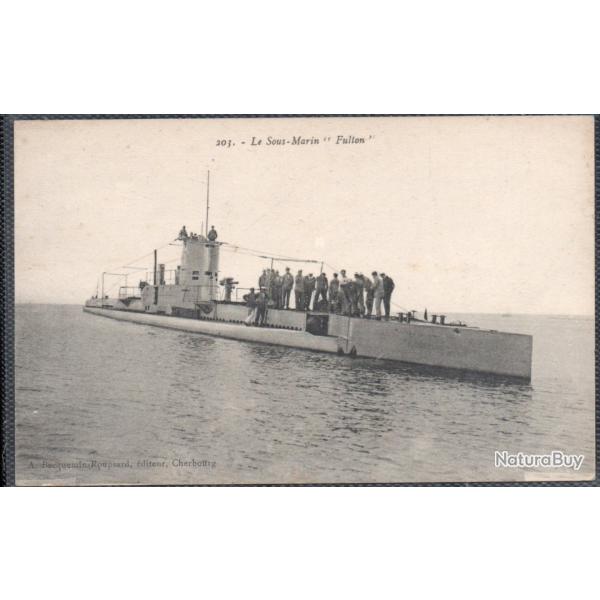 CPA - MARINE DE GUERRE - Sous - Marin " FUTON " N�1479