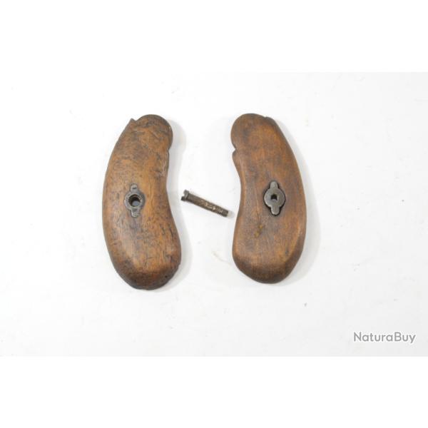 Reichrevolver 1883 : plaquettes / poign�e crosse avec vis