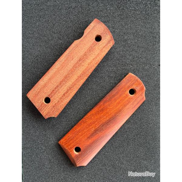 Plaquette 1911 Neuves bois naturel type acajou