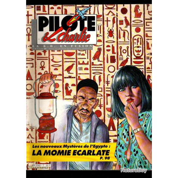 Lot de 5 numros du magazine Pilote & Charlie. 1986. N 1, 2,6,7,9