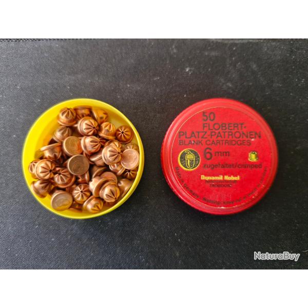 Cartouche  blanc flobert 6mm